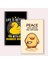 Stil 6 Çizgili Sayfa A5 Defter Baskı Alıntısı - Barış Hiçbir Zaman Bir Seçenek Olmadı - Sevimli Karikatür Kaz Ördeği Oyunu Meme Kawai Funky Not Defteri Not Planlayıcı (Yurt Dışından) 2
