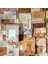C Yoofun 100 Sayfa Çift Malzeme Vintage Malzeme Kağıtları Dekor Scrapbooking Günlük Albümü Retro Arka Plan Kağıdı (Yurt Dışından) 2