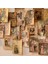 C Yoofun 100 Sayfa Çift Malzeme Vintage Malzeme Kağıtları Dekor Scrapbooking Günlük Albümü Retro Arka Plan Kağıdı (Yurt Dışından) 3