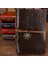 Kahve Küçük 105X145MM Retro Vintage Deri Kapak Defter Boş Günlüğü Korsan Tasarım Kağıt Not Defteri Değiştirilebilir Gezgin Not Defteri Kırtasiye Tedarik (Yurt Dışından) 1