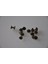 A5 6 Halkalı 30MM Siyah Vidalı 20MM 25MM 30MM Dıy Telli Klasör Klipsi Vidalı, 2 6 4 9 20 26 30 Delikli Mekanizma, 280=285, A4 B5 A5 A6 A7 (Yurt Dışından) 3