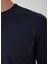 Antrasit Renk Bisiklet Yaka Uzun Kollu Tshirt 2