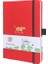 Kırmızı Nokta Izgaralı Sayfalar Buke Noktalı Günlük Nokta Izgaralı Defter Sketcbook - Pu Deri, 160GSM Kalın Kağıt, Iç Cep, Elastik Kapatma, Kalemlik (Yurt Dışından) 1