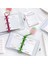 NO12 Yiwi 40 YAPRAK60X80MM Mini 3 Delik Gevşek Yaprak Ciltli Defter Iç Sayfalar Pvc Şeffaf Günlüğü Planlayıcısı Dolgu Sayfaları (Yurt Dışından) 5