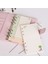 Pembe Çanta A6 A5 A6 Kawaii 45 Sayfa Gevşek Yaprak Defter Kağıdı Dolum Spiral Ciltleme Dizini Iç Sayfa Günlük Aylık Haftalık Gündem (Yurt Dışından) 5