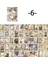 Lacivert 8 Stil 100 Adet/kitap Vintage Mesaj Malzemesi Kağıt Yaratıcı Çiçek Karakter El Hesabı Dekoratif Bloknot (Yurt Dışından) 1