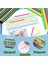 200PCS 1280 Adet Şeffaf Fosforlu Bant, Açıklamalı Kitaplar Için Çıkarılabilir Yapışkan Sekmeler, Makaslı Uzun Şeritler Sayfa Işaretleyiciler Sekmeler, (Yurt Dışından) 3