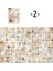 S18613-2 Bay Kağıt 8 Tarzı 100 Adet/kitap Vintage Mesaj Malzemesi Kağıt Yaratıcı Çiçek Karakter El Hesabı Dekoratif Bloknot (Yurt Dışından) 1