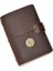 Kahve A5 Seyahat Not Defteri Retro Deri Günlük Dıy El Yapımı Vintage Planlayıcısı Not Defteri Taşınabilir Sketchbook Öğretmen Okul Hediye 192 Sayfa (Yurt Dışından) 1