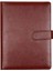 Şarap Kırmızı A5 Halka Bağlayıcı Dergisi Doldurulabilir Planlayıcısı Suni Deri Defter Kart Cebi ile Retro Kabuk Tasarımı Dokunmak Rahat (Yurt Dışından) 1