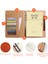 Şarap Kırmızı A5 Halka Bağlayıcı Dergisi Doldurulabilir Planlayıcısı Suni Deri Defter Kart Cebi ile Retro Kabuk Tasarımı Dokunmak Rahat (Yurt Dışından) 3
