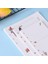 Yapılacaklar A6 Toplam 90 Sayfa 45 Sayfa Kawaii A5 A6 Gevşek Yaprak Defter Kağıdı Dolum Spiral Ciltleyici Dizin Iç Sayfalar Aylık Haftalık Günlük Planlayıcı Gündem A7 (Yurt Dışından) 5