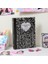 Siyah Moda A5 Ciltli Defter Dergi Kapağı Ins Bandaj Fotoğraf Kartları Çıkartmalar Kitap Fotoğraf Kartları Organzier Kırtasiye Toplama (Yurt Dışından) 1