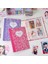 Siyah Moda A5 Ciltli Defter Dergi Kapağı Ins Bandaj Fotoğraf Kartları Çıkartmalar Kitap Fotoğraf Kartları Organzier Kırtasiye Toplama (Yurt Dışından) 5