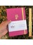 Gül Kırmızı 160GSM Bambu Kağıt Koala Aqua Mavi Pu Deri Kapak Mermi Noktalı Defter A5 Ciltli Dergi 160GSM Bambu Kağıt Altın Kenarları (Yurt Dışından) 1