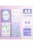 Mor Folwer-4pcs 4 Kitap/set A5 Bobin Astarlı Defter Yüksek Kaliteli Kawaii Kore Kırtasiye Öğrenciler Için Sevimli Okul Malzemeleri (Yurt Dışından) 1