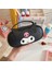 Siyah Yeni Sanrio Kuromi Melodi Büyük Kapasiteli Taşınabilir Pu Deri Kırtasiye Kutusu Öğrenci Karikatür Hello Kitty Depolama Kalem Kutusu (Yurt Dışından) 1