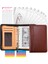 Gri Bir Set A6/a5 Iş Pu Deri Klasör Padfolio Bütçe Bağlayıcı Nakit Zarf Organizatör Temizle Fermuarlı Bütçe Sayfaları Hesap Makinesi ile (Yurt Dışından) 4