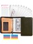 Gri Bir Set A6/a5 Iş Pu Deri Klasör Padfolio Bütçe Bağlayıcı Nakit Zarf Organizatör Temizle Fermuarlı Bütçe Sayfaları Hesap Makinesi ile (Yurt Dışından) 5