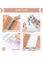 Pembe A6 A6 Planlayıcı Organizatör 6 Telli Pu Deri Defter Bağlayıcı Bütçe Kapağı 6 Bağlayıcı Cepler ve 12 Adet Gider Bütçesi Sayfaları (Yurt Dışından) 5
