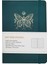 Yeşil Kumaş A5 Özelleştirilebilir 160 Gsm Noktalı Günlük A5 Kalın Beyaz Bambu Kağıt 160 Gsm Noktalı Defter Vegan (Yurt Dışından) 1