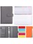 Gri Bir Set A6 Bağlayıcı Defter Bütçe Planlayıcısı Defter Kapakları Klasör 6 Delik Bağlayıcı Cepler Bağlayıcı Fermuar Para Tasarrufu Zarf (Yurt Dışından) 1