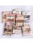 Stil 4 100 Yaprak Vintage Malzeme Kağıt Not Retro Çiçek Mektup Deco Kağıt Scrapbooking Kolaj Arka Plan Dıy Dergisi Günlüğü Zanaat (Yurt Dışından) 4