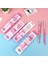 Rastgele 1 Paket Yeni Varış 12 Adet/paket Sevimli Pembe Panter Flamingo Hb Ahşap Silgi ile Kalemler Çocuk Çalışma Kroki Kalem Okul Kırtasiye (Yurt Dışından) 4