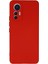 Xiaomi Mi 12 Lite Kapak Içi Kadife Kamera Korumalı Lansman Silikon Kılıf - Kırmızı 1