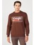 W646H1H44 Kahverengi Wrangler Baskılı Bisiklet Yaka Erkek Sweat 2