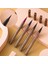 Siyah 4 Renk Gözler Makyaj Likit Eyeliner Yüksek Kaliteli Su Geçirmez 24 Saat Uzun Ömürlü Siyah Eyeliner Kalem Makyaj Göz Kalemi (Yurt Dışından) 1