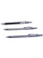 Çelik Rengi Guoyi K101 3 Renk Metal Mini Otomatik Kalem 0.5mm.learn Ofis Okul Kırtasiye Hediye Metal Kalem Otel Iş Yazma Kalem (Yurt Dışından) 2