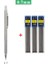 4 Adet 0.7mm Set Metal Mekanik Kurşun Kalem 0.3 0.5 0.7 0.9 1.3 2.0mm Öğrenciler Sanat Çizim Tasarım Hb Siyah Kurşun Seti Bakır Paslanmaz Çelik Malzemeler (Yurt Dışından) 2