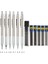 4 Adet 0.7mm Set Metal Mekanik Kurşun Kalem 0.3 0.5 0.7 0.9 1.3 2.0mm Öğrenciler Sanat Çizim Tasarım Hb Siyah Kurşun Seti Bakır Paslanmaz Çelik Malzemeler (Yurt Dışından) 4