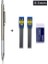 4 Adet 0.5mm Set 0.5 0.7 0.9 1.3 2.0mm Metal Mekanik Kurşun Kalem Öğrencileri Sanat Çizim Tasarım Hb Siyah Kurşun Seti Bakır ve Paslanmaz Çelik Malzemeler (Yurt Dışından) 2