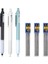 Karışık Kit 6 Adet 0.5 mm Basit Plastik Mekanik Kurşunkalemler Öğrenci Çizim Yazma Itici Kalem Basın Kalem Uçları ile Otomatik Kalemler (Yurt Dışından) 2