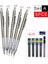 Resim Olarak Set A 5 Adet Metal Mekanik Kalem Seti 0.3/0.5/0.7/0.9/1.3/2.0mm Sanat Otomatik Kalem Çizim Tasarım Malzemeleri Ücretsiz Silgi ve Talepler (Yurt Dışından) 2