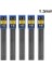 5 Paket 1.3mm Yedekler 0.3 0.5 0.9 1.3 2.0mm Metal Mekanik Kalem Seti Hb Talepleri ile Sanat Çizim Boyama Otomatik Kalem Ofis Okul Kırtasiye (Yurt Dışından) 2