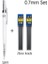 3 Adet 0.7mm Set Şeffaf Mekanik Kurşun Kalem 0.3, 0.5, 0.7, 0.9mm Kurşun Yedekler ile Eskiz Otomatik Kalemler Sanat Çizim Boyama Için Set (Yurt Dışından) 2