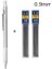 0.9mm Set B 0.3 0.5 0.9 1.3 2.0mm Metal Mekanik Kalem Seti Hb Talepleri ile Sanat Çizim Boyama Otomatik Kalem Ofis Okul Kırtasiye (Yurt Dışından) 2