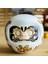 Japon Daruma Doll Şanslı Heykelcik Seramik Heykeli Üstü Heykel Kitaplıküstü Için Feng Shui Süs Ev Dekorasyonu (Yurt Dışından) 2