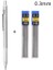 0.3mm Set B Metal Mekanik Kalem Seti 0.3 0.5 0.9 1.3 2.0mm Hb Uçları ile Sanat Çizim Boyama Otomatik Kalem Ofis Okul Kırtasiye (Yurt Dışından) 2