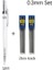 3 Adet 0.3mm Set Şeffaf Mekanik Kurşun Kalem 0.3, 0.5, 0.7, 0.9mm Kurşun Yedekler ile Eskiz Otomatik Kalemler Sanat Çizim Boyama Için Set (Yurt Dışından) 2