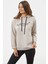 Kanguru Cepli Kapüşonlu Sweatshirt - Bej 4