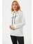 Kanguru Cepli Kapüşonlu Sweatshirt - Ekru 3
