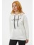 Kanguru Cepli Kapüşonlu Sweatshirt - Ekru 4