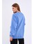 Mavi Kadın Pamuklu Oversize Basic Bisiklet Yaka Sweatshirt 5