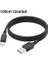 Hc Seri Super Şarj Silikon Kopmaz 1mt USB To Type-C Şarj Kablosu Huawei Samsung Şarj Kablosu 4