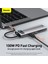 4 In 1 HDMI 2usb Baseus USB Tip C Hub USB C - HDMI Uyumlu RJ45 Sd Okuyucu Pd 100 W Şarj Cihazı USB 3.0 Hub MacBook Pro Dock Istasyonu Splitter (Yurt Dışından) 5