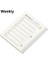 C-Haftalık 60 Sayfa 3 Delik Mini Pvc Gevşek Yaprak Defter Kapağı Şeffaf Cep Küçük Dergisi Gezgin Günlüğü Sevimli Dıy Planlayıcısı Seti Okul Malzemeleri (Yurt Dışından) 1